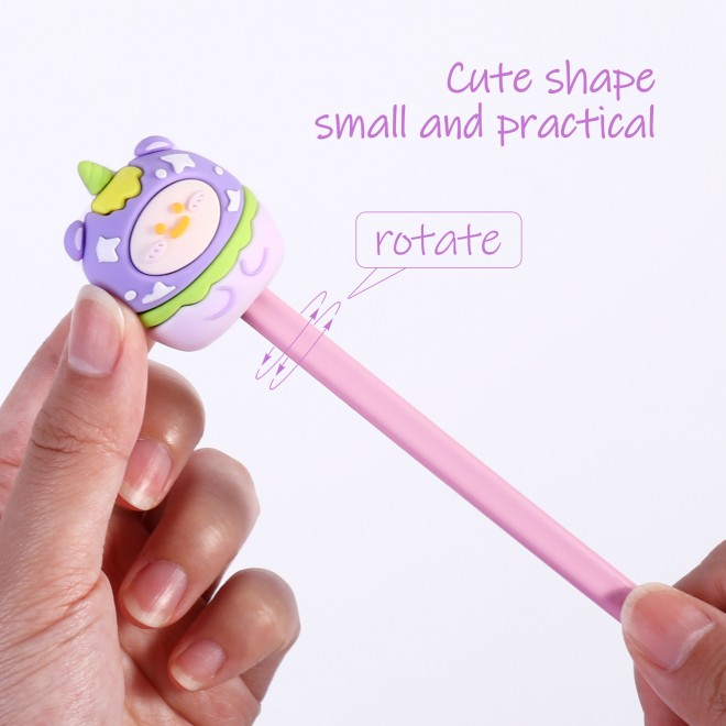 Creative cartoon Mini cute manual portable art student or children's pencil sharpener cute stationery wholesale