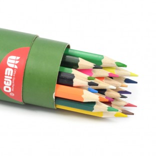 Hot 18 color student beginner pencil color drawing can be customized oil non erasable color pencil set weibo children's painting