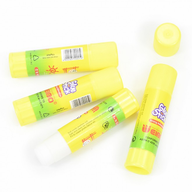 Brand Weibo office students glue stick China  White solid glue can be customized logo solid adhesive high adhesion