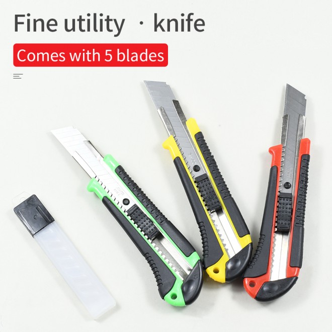 Art Pocket Knife Set Office Student Stationery Multifunction Accessories WB-2087 Kawaii knife Craft album DIY School Weibo-2087