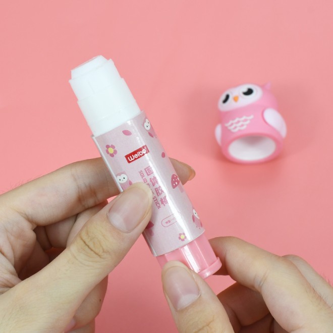 Brand Weibo office students cute glue stick China high adhesion can be customized logo solid adhesive high viscosity