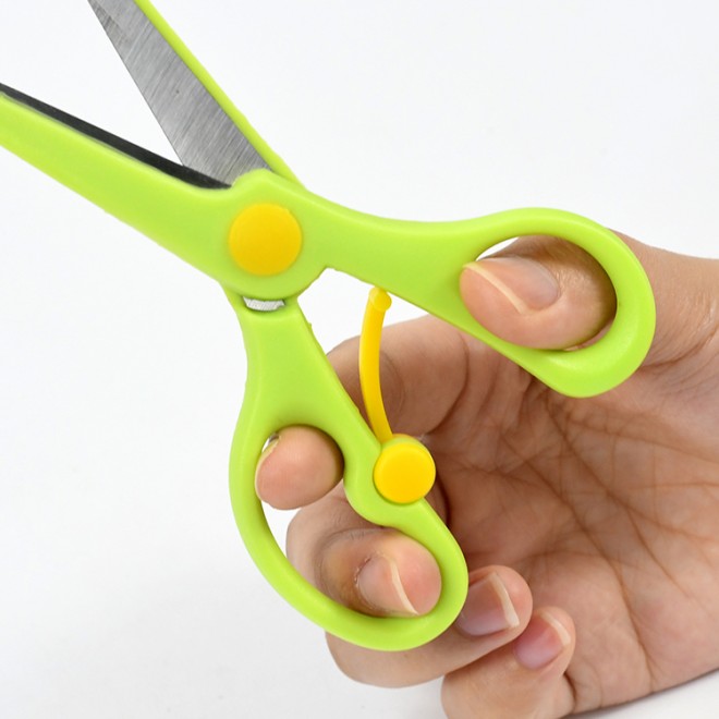 Art Craft Preschool Kids Training Stainless steel Scissors Children Safety Scissors