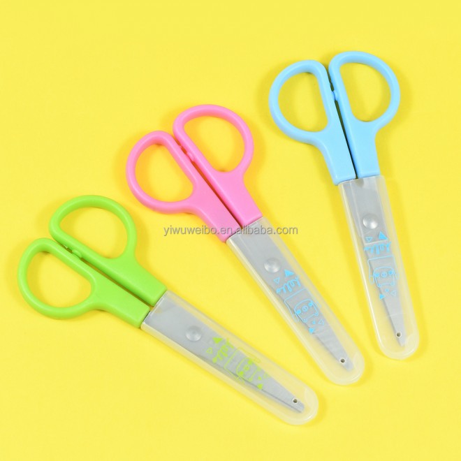 Art Paper Scissors High Quality Student Escola Stationery Supply material School Office Accessories WB-2101 cheap wholesale now