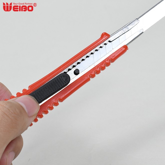 Newest Office Supply Portable Small Detachable Lock Utility Paper Knife For Office Home Set Stationery