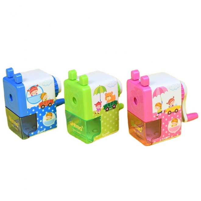 Funny Kawaii pencil sharpener cute School Stationery Gift Set utility cutter Rotary Office knife sharpening school cheap Wb a001