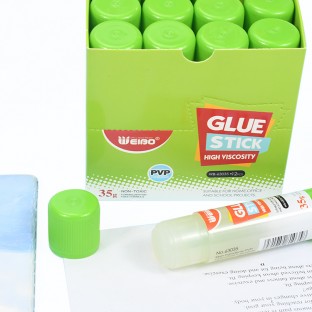 Brand WEIBO Solid glue strong pen-shaped solid glue high-viscosity handmade cute glue stick stationery for students