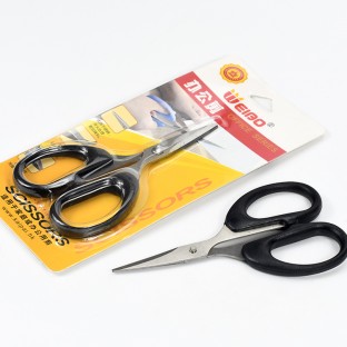 Paper Scissors Soft TPR Handle WeiboTailor Scissors Stainless Steel blade for Office school scissors