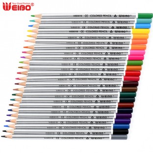 Wholesale Factory sale 24pcs Bulk Set color pencil Smooth Triangle children's for school students Children Kids Drawing