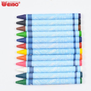 12 mixed color Children's  Crayon Baby Art crayons stationery  caryon