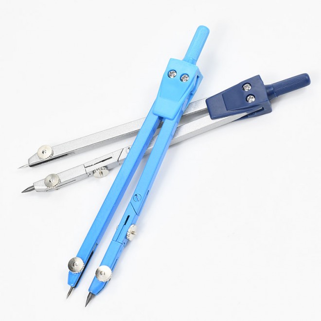 1 PC set metal compasses Compasses Drafting Tools Drawing Math Compass Set School Supplies Stationery YG008 Replaceable refill
