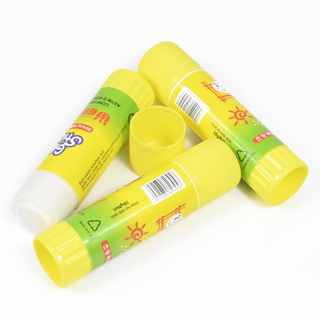 Brand Weibo  office students glue stick  China high adhesion can be customized logo solid adhesive high viscosity