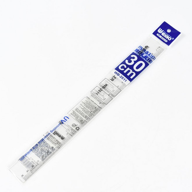 Wholesale Simple Style Transparent Plastic Straight scale Students Math Rulers Square Soft Cute Stationery Drawing Supply School