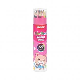 Hot 18 color student beginner pencil color drawing can be customized oil non erasable color pencil set weibo children's painting