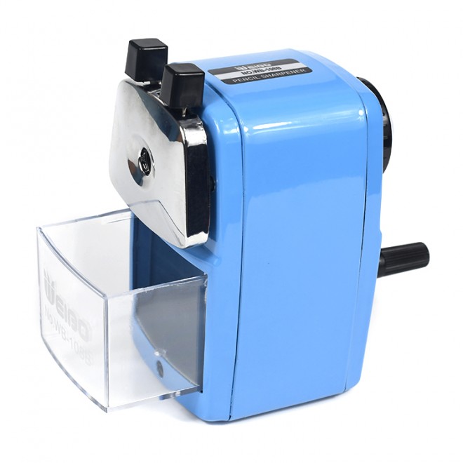 WEIBO Automatic pencil sharpener student stationery creative portable children cute cartoon hand crank