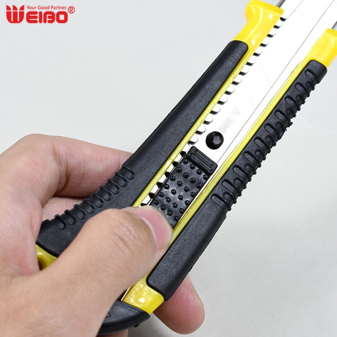 hot sale office supply Creative stainless steel compact, portable and detachable  Automatic lock utility knife with blade