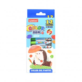 Soft Oil Pastels 12 Color Oil Pastels Set Crayons for Children Student Kids Indoor Activities Art School Supplies