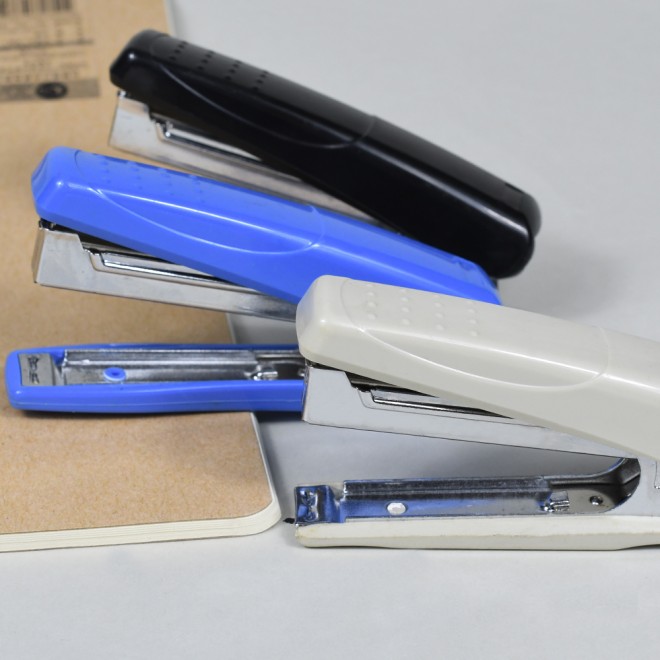 Colored Desktop Small Easy to Load labor-saving stapler office stationery commonly used staples binding metal Stapler