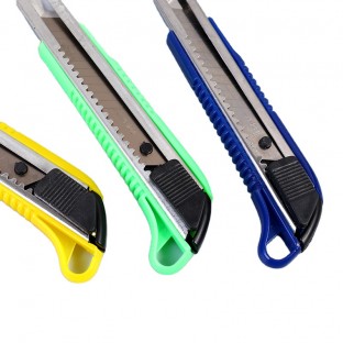 Knife Cheap Knife Factories Wholesale Factory Cheap Price Plastic 9mm Stainless Steel Blade Safety Pocket