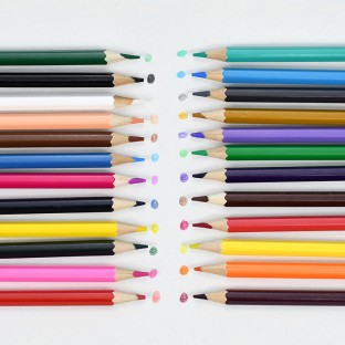 New children's 24 color paintbrush carton color lead art painting brush basswood pencil manufacturers wholesale OEM