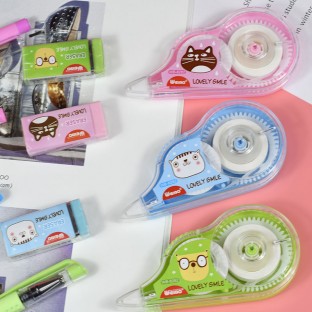Cute Writing Set Contain correction tape pencil & eraser correction tape office school supply students stationery accessories