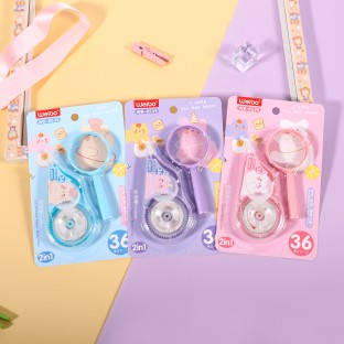 WEIBO New ideas and affordable magnifiers Smooth New creative cute correction belt 6m multicolor  Smooth