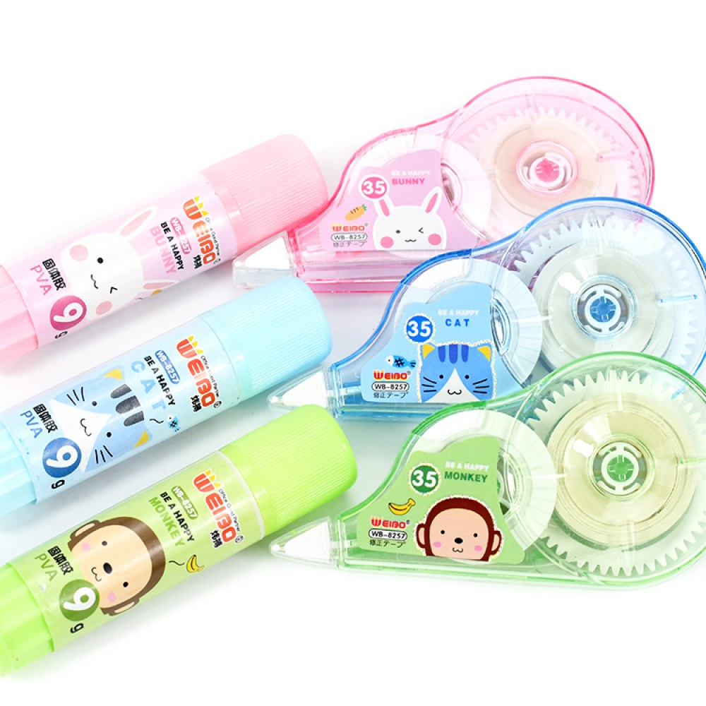 Cute Bunny Correction Tape, Kawaii Stationery, School Supplies, Office  Supplies, 25m 