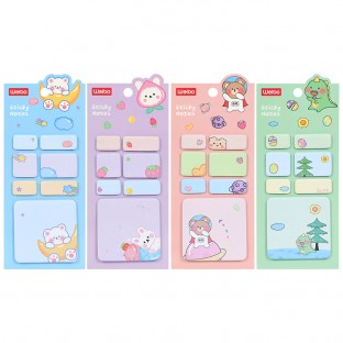 Brand WEIBO sticky note  Creativity colored  sticky N-time notes color sticker convenient label  Cute  note student stationery