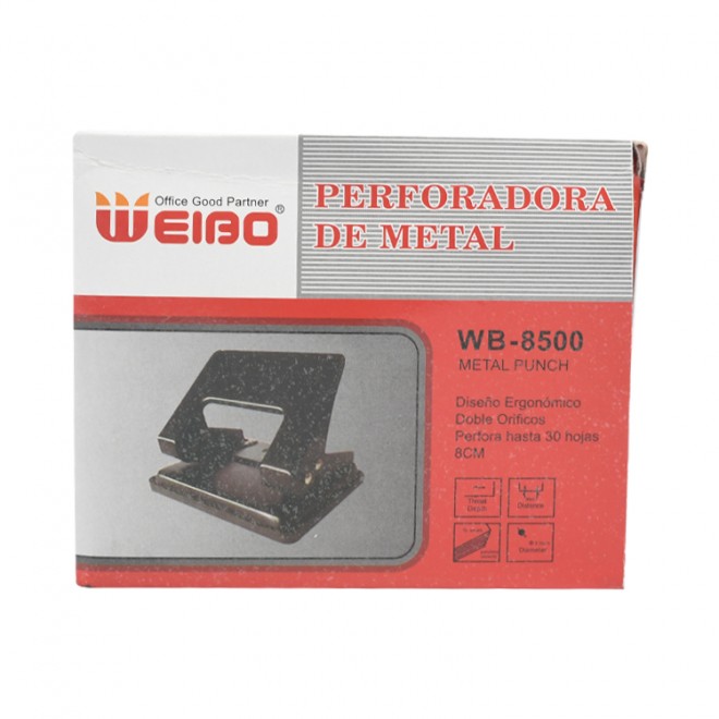 Weibo new double-hole punch binder binding machine flipbook folder small student round hole manual multi-hole wholesale