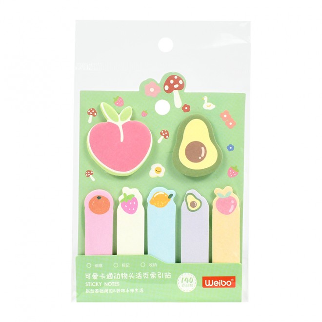 Brand WEIBO sticky note  Creativity colored  sticky N-time notes color sticker convenient label  Cute  note student stationery