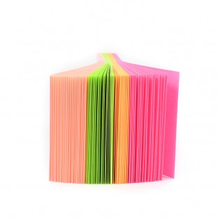 WEIBO Colorful fluorescent color paper sticker notes convenient to leave a message N times