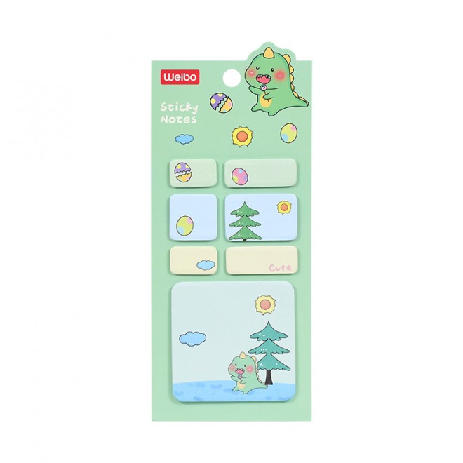 Brand WEIBO sticky note  Creativity colored  sticky N-time notes color sticker convenient label  Cute  note student stationery