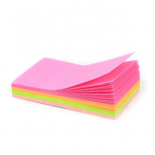 Weibo Stationery Colorful Sticky Notes Hot Sale 3x2 Inches Professional Multiple Colors High Quality Wholesale Meno Pads
