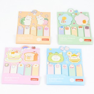 Brand WEIBO sticky note  Creativity colored  sticky N-time notes color sticker convenient label  Cute  note student stationery