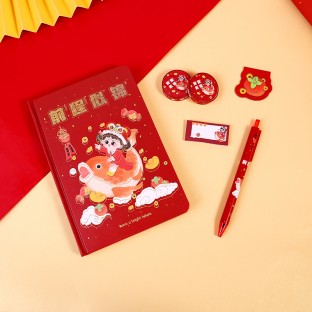 WEIBO  Student School Supplies Gift set Children Stationery Learning Set Birthday Gift Portable Gift Box