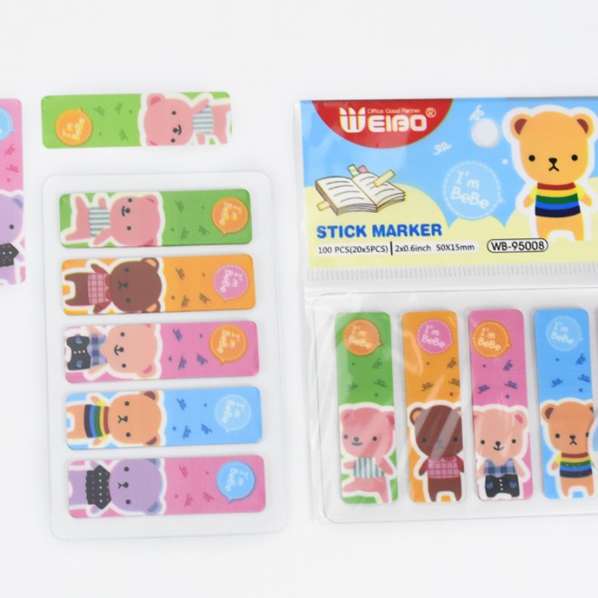 Brand WEIBO sticky note  Creativity colored  sticky N-time notes color sticker convenient label  Cute  note student stationery