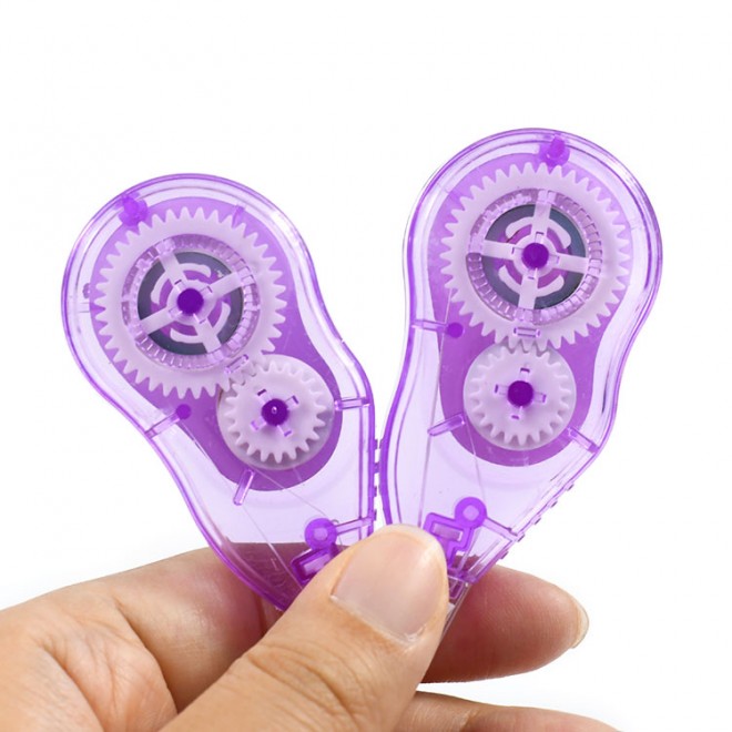 Cute Portable Easy To Use White Out Correction Tape Set With Correction Pen Odor Free For Students School Homework Use