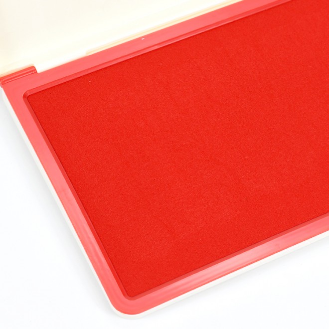 Factory sale Big Size Self-Inking Stamp Pad Hand Standard- Rectangle Re-Inkable Water-Based Dye Stuff Ink Quick Dry Office red